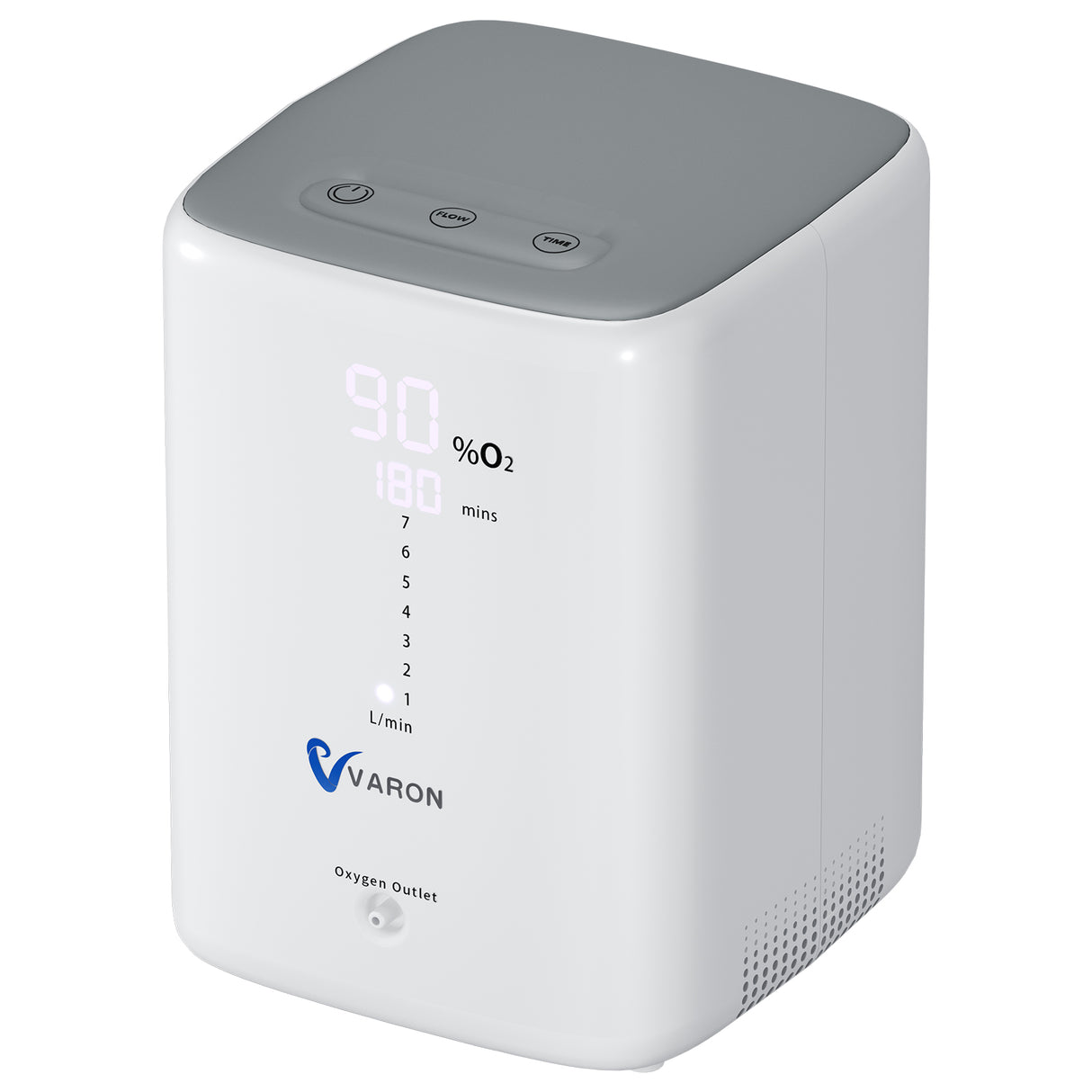 VARON VH-3 Hem-Syretillredare | 1-7 L/min Bekväm Terapi, CE-godkänd