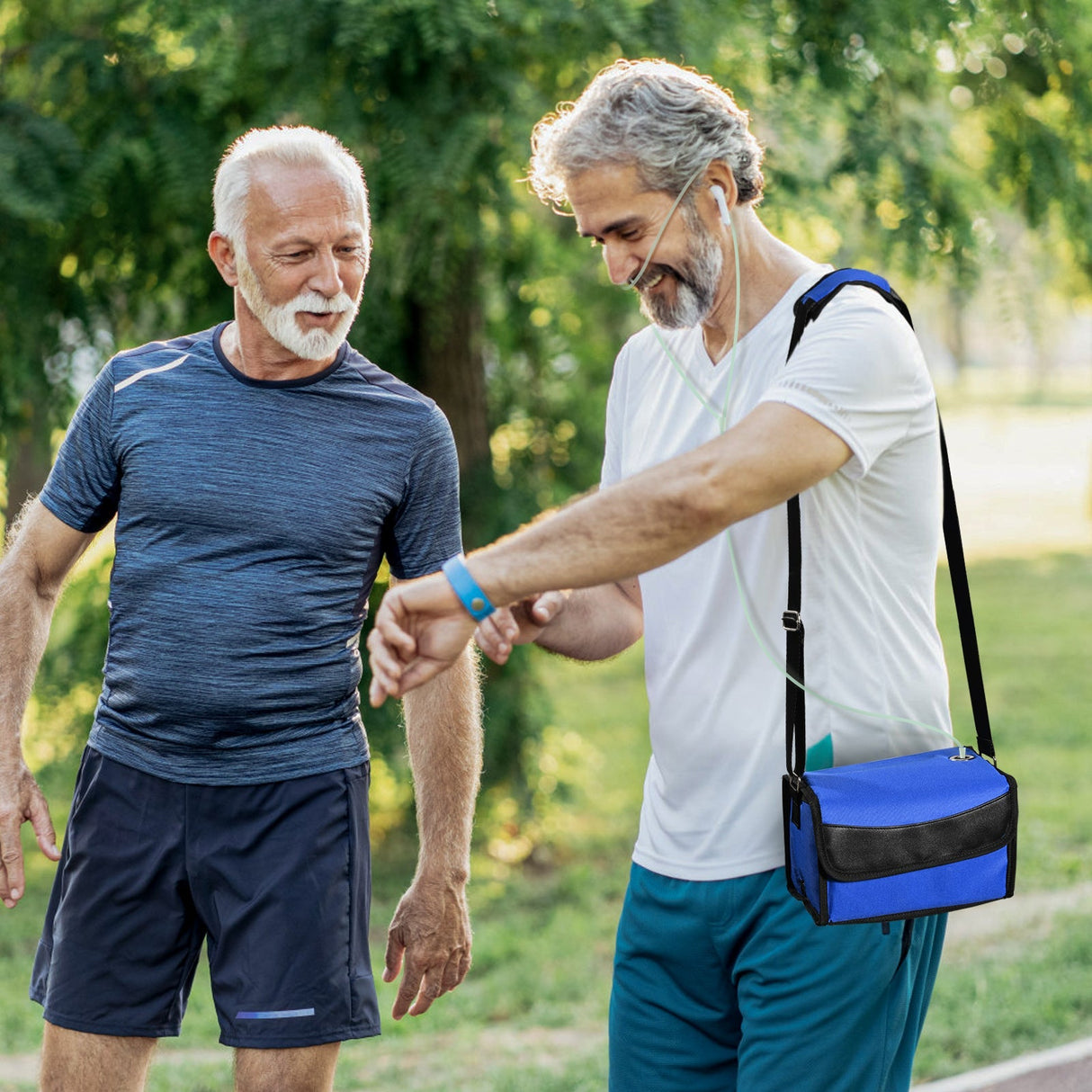 VARON VL-2 Lätt 3L/min Kontinuerlig Portabel Bärbar Syrgaskoncentrator, CE-godkänd