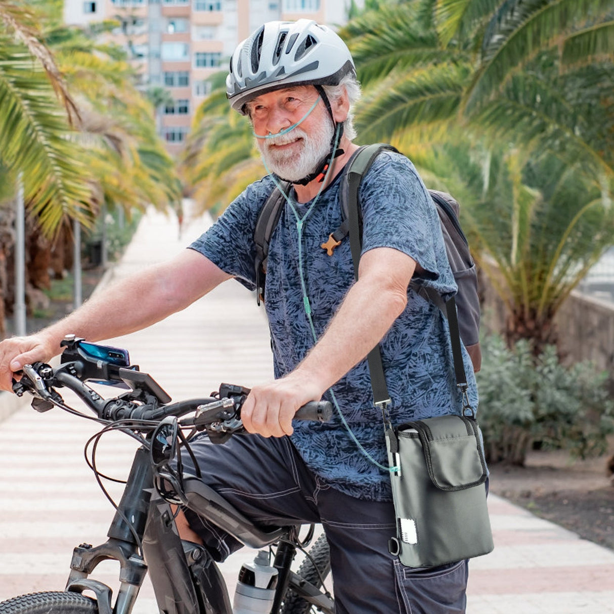 VARON VP-2 Pulse bärbar syrekoncentrator | 93 % syre, lång batteritid, CE-godkänd