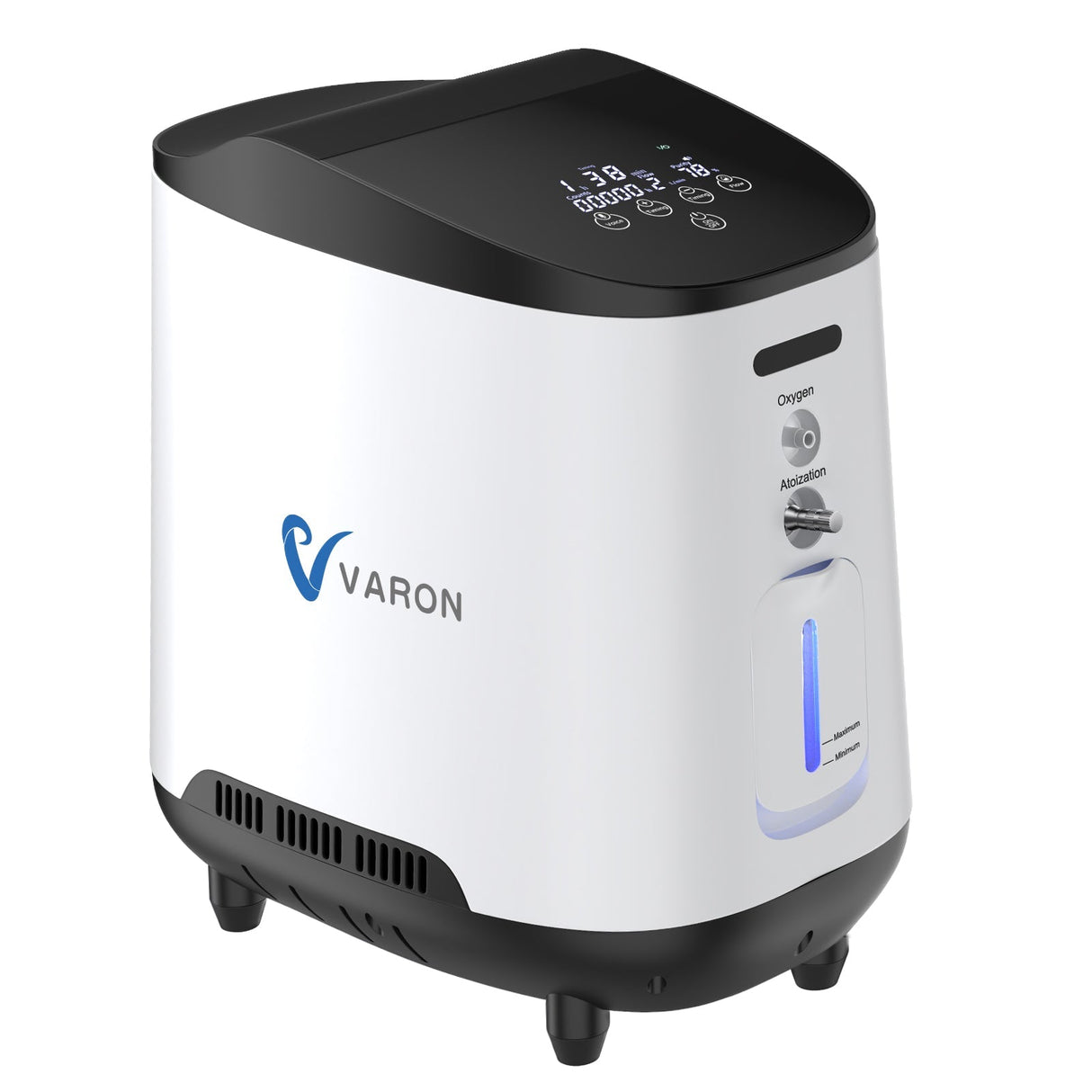 VARON VH-2 Syrgaskoncentrator i Hemmet | 1-7 L/min Justerbar, 24-timmars Drift, CE-godkänd