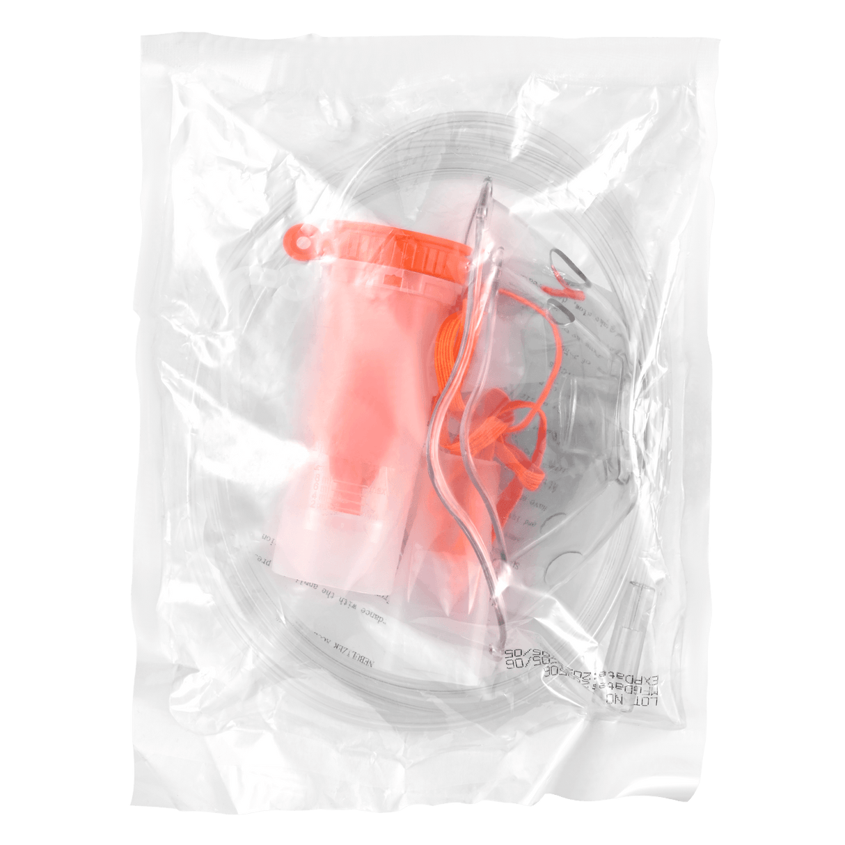 Mask- och inhalationsset för VH-1/VH-2/VH-3 syrekoncentrator (blå eller orange, slumpmässig färg, 2 st)