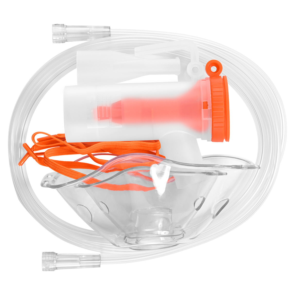 Mask and inhalation set for VH-1/VH-2/VH-3 oxygen concentrator (blue or orange, random color, 2 pcs)