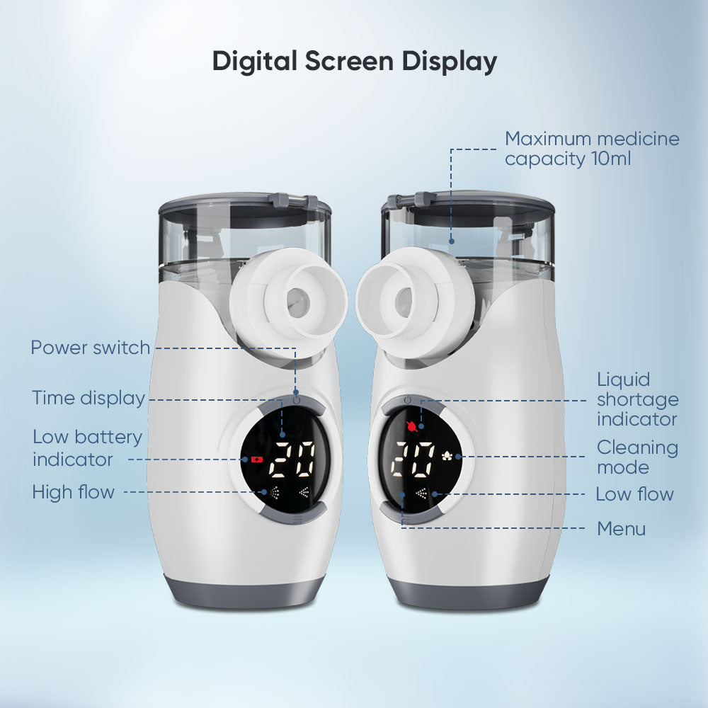 VARON Bärbar Nebuliser för inhalationsbehandling MY-135B