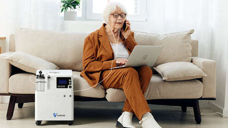 Bättre Lunghälsa med Syrgas: Så Underlättar VARON Serene 5 Din Vardag