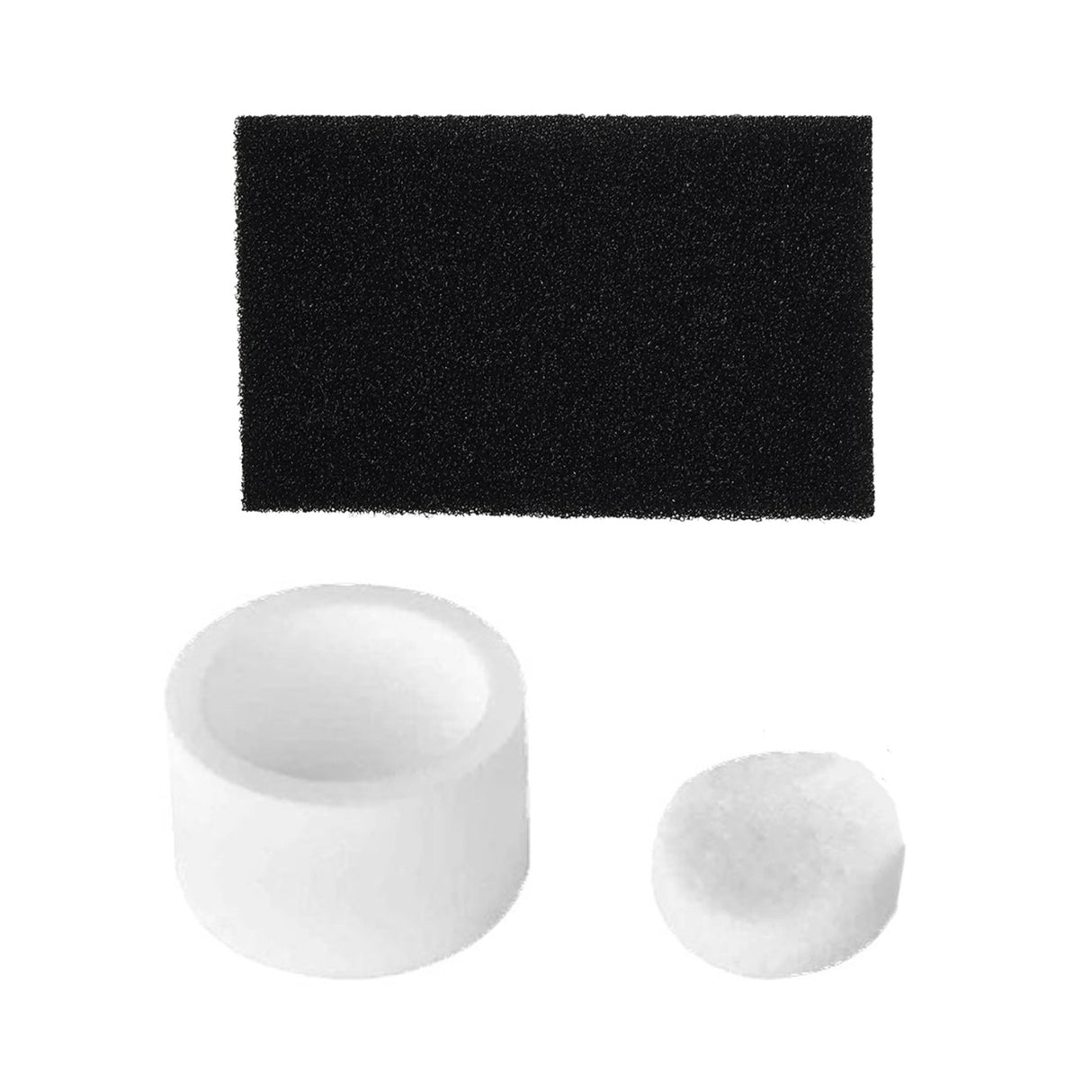 Puuvillasuodatinsetti (sintrattu toissijainen suodatin + puuvillainen äänenvaimennin + ensisijainen suodatin) VH-1:lle