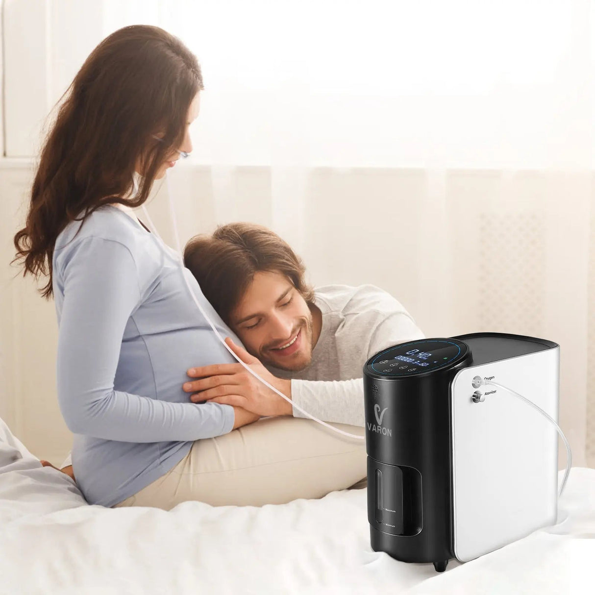 VARON VH-1 Hem-Syretillredare | 1-7 L/min, Vital Seniorhälsa, CE-godkänd