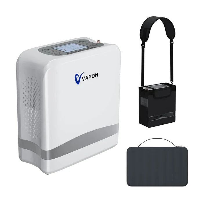 VARON VP-8 Lite | Bärbar pulserad syrgaskoncentrator – 90 % syrehalt