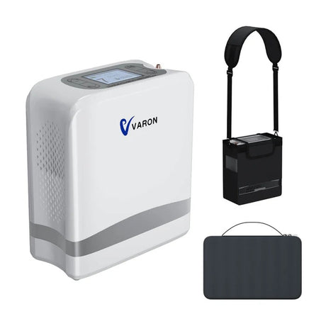 【Pre-sale】 VARON VP-8G | Portable Pulsed Oxygen Concentrator - 93% Purity - Extended Battery Life 