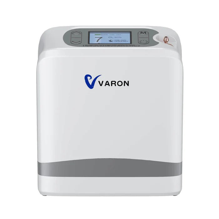 VARON VP-8 Lite | Bärbar pulserad syrgaskoncentrator – 90 % syrehalt