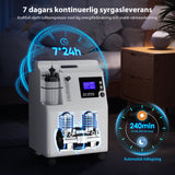 VARON Serene 5L Syretillredare | Låg Bullernivå, 72-timmars Drift, FDA-godkänd