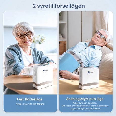 【Pre-sale】 VARON VP-8G | Portable Pulsed Oxygen Concentrator - 93% Purity - Extended Battery Life 