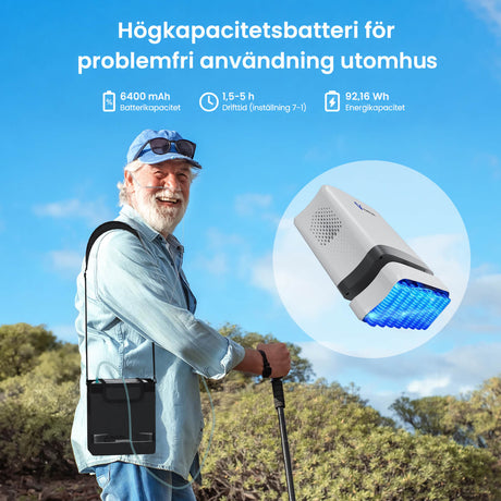 【Pre-sale】 VARON VP-8G | Portable Pulsed Oxygen Concentrator - 93% Purity - Extended Battery Life 