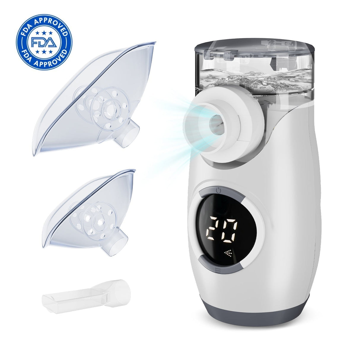 VARON Bärbar Nebuliser för inhalationsbehandling MY-135B