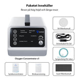 VARON VT-1 Puls & Kontinuerlig Syretillredare | Perfekt för Resor, CE-godkänd