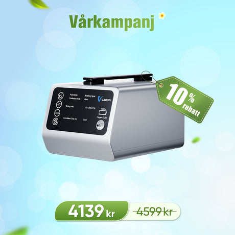 VARON VT-1 Puls & Kontinuerlig Syrgaskoncentrator | Perfekt för Resor, CE-godkänd